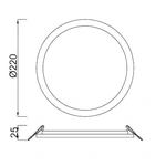 Lampa wpuszczana Mantra Saona C0183MA - zdjęcie dodatkowe 1