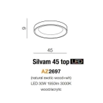 Plafon SILVAM 45 top AZ2697 LED30W 3000K AZZARDO