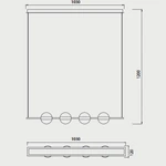 Lampa wisząca Mantra Cuba 7161MA - zdjęcie dodatkowe 1