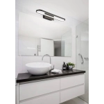 kinkiecik.pl Kinkiet LED czarny IP44 GIANNI 283779132 TRIO