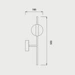 Lampa ścienna Mantra Cuba 7163MA - zdjęcie dodatkowe 1