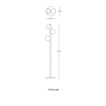Lampa podłogowa FORES F0574-03N-V6AA ZUMA LINE