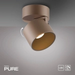 Lampa sufitowa Pure Cup Brązowa 6226-97 Paul Neuhaus - zdjęcie dodatkowe 1