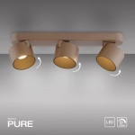 Lampa sufitowa Pure Cup Brązowa 6227-97 Paul Neuhaus - zdjęcie produktu