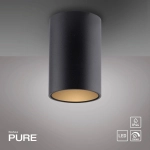 Lampa sufitowa Pure Point Czarna 6749-18 Paul Neuhaus - zdjęcie produktu