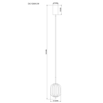 Lampa wisząca AKARI DU31288/6.5W ZUMA LINE