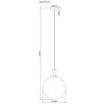 Lampa wisząca NUA DU31771/1L ZUMA LINE