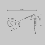 Kinkiet Mollis MOD126WL-01B1 Maytoni - zdjęcie dodatkowe 8