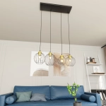 Lampa wisząca NANDO 4 BL GOLD 1368/4 EMIBIG Lighting
