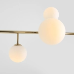 Lampa wisząca DIONE 9 ZŁOTY 1092N30 Aldex - zdjęcie dodatkowe 2