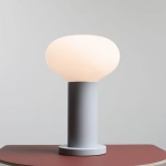 LAMPKA BIURKOWA FLO SZARY S (opal glass) 7000B22_S Aldex - zdjęcie dodatkowe 2