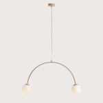 Lampa wisząca UNA 2 BEIGE 1116H17 Aldex - zdjęcie dodatkowe 1