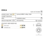 Oprawa stropowa Erika (chrome) AZ2777 AZZARDO