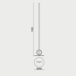 Lampa podłogowa Mantra Kitesurf Negro 7146MA - zdjęcie dodatkowe 2