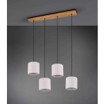 kinkiecik.pl Lampa wisząca ELMAU – 302100430 excl. 4x E27 · max. 60W TRIO