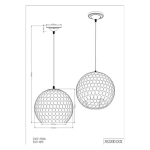 Lampa wisząca FRIEDA – 302200161 TRIO