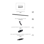 Zestaw 9 szynoprzewody jednoobwodowe black 3027 ZUMA LINE