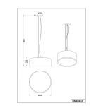 Lampa wisząca BARON – 309800431 TRIO