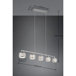 KAPRUN – 311600506 excl. 5x E14 · max. 28W TRIO