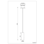 Lampa wisząca MARLEY – 312400132 TRIO