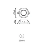 Lampa wpuszczana Mantra Comfort C0164MA - zdjęcie dodatkowe 2