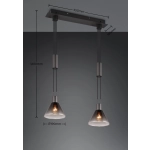 Lampa wisząca STANLEY – 319500232 excl. 2x E27 · max. 40W TRIO