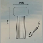 Lampa biurkowa Mantra Faro 7249MA - zdjęcie dodatkowe 3