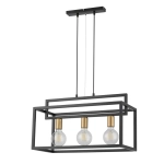 VIGO zwis 3 czarny złoty Lampa wisząca Sigma Lighting 32441 - zdjęcie produktu