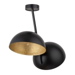 SFERA Plafon 35 2 CZARNY ZŁOTY 32495 SIGMA - zdjęcie produktu
