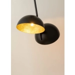 SFERA Plafon 35 2 CZARNY ZŁOTY 32495 SIGMA