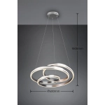 NURIA – 326210107 incl. 1x SMD LED, 60W · 1x 7200lm, 2300+3000+4000K TRIO