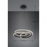 NURIA – 326210132 incl. 1x SMD LED, 60W · 1x 7200lm, 2300+3000+4000K TRIO