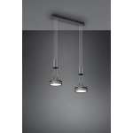 kinkiecik.pl Lampa wisząca 2L LED antracyt FRANKLIN 326510242 TRIO