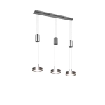 kinkiecik.pl Lampa wisząca 3L LED nikiel FRANKLIN 326510307 TRIO
