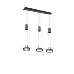 kinkiecik.pl Lampa wisząca 3L LED antracyt FRANKLIN 326510342 TRIO