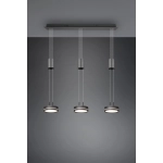 kinkiecik.pl Lampa wisząca 3L LED antracyt FRANKLIN 326510342 TRIO