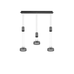 kinkiecik.pl Lampa wisząca 3L LED antracyt FRANKLIN 326510342 TRIO