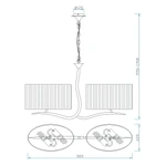 Lampa wisząca Mantra Eve 1130MA - zdjęcie dodatkowe 2
