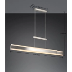 ARCOLA – 331210307 incl. 1x SMD, 45W · 1x 5250lm, 2300+3000+4000K TRIO