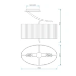 Lampa wisząca Mantra Eve 1132MA - zdjęcie dodatkowe 1