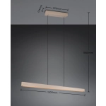 DONEGAL – 333310243 incl. 1x SMD, 40W · 1x 4650lm, 2700 - 6500K TRIO