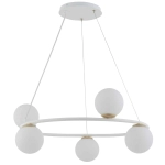 Lampa wisząca GAMA 5 BIAŁY ZŁOTY 33385 SIGMA - zdjęcie produktu