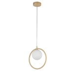 kinkiecik.pl Lampa wisząca ring kula złota Sigma Lighting AQUA 1 33409