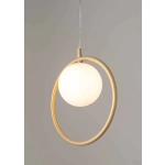 Lampa wisząca ring kula złota Sigma Lighting AQUA 1 33409 - zdjęcie produktu