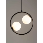 Lampa wisząca ring kula czarna Sigma Lighting AQUA 2 33410