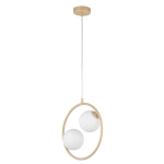 kinkiecik.pl Lampa wisząca ring kula złota Sigma Lighting AQUA 2 33412