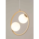 Lampa wisząca ring kula złota Sigma Lighting AQUA 2 33412 - zdjęcie produktu