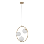 kinkiecik.pl Lampa wisząca ring kula złota Sigma Lighting AQUA 3 33415