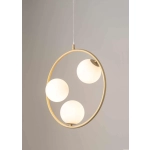 Lampa wisząca ring kula złota Sigma Lighting AQUA 3 33415 - zdjęcie produktu