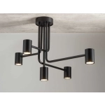 kinkiecik.pl LUIS 5 plafon czarny Sigma Lighting 33422
